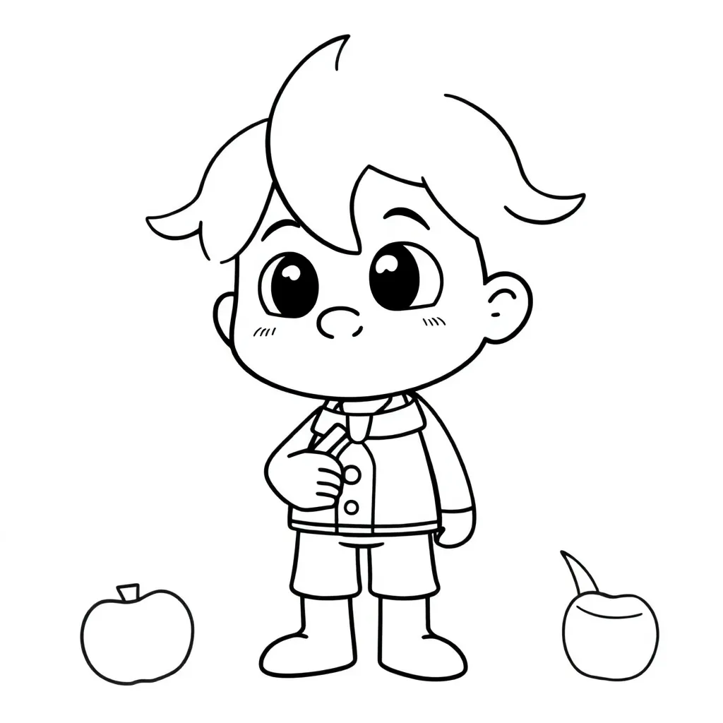 Feuille de coloriage pour enfants