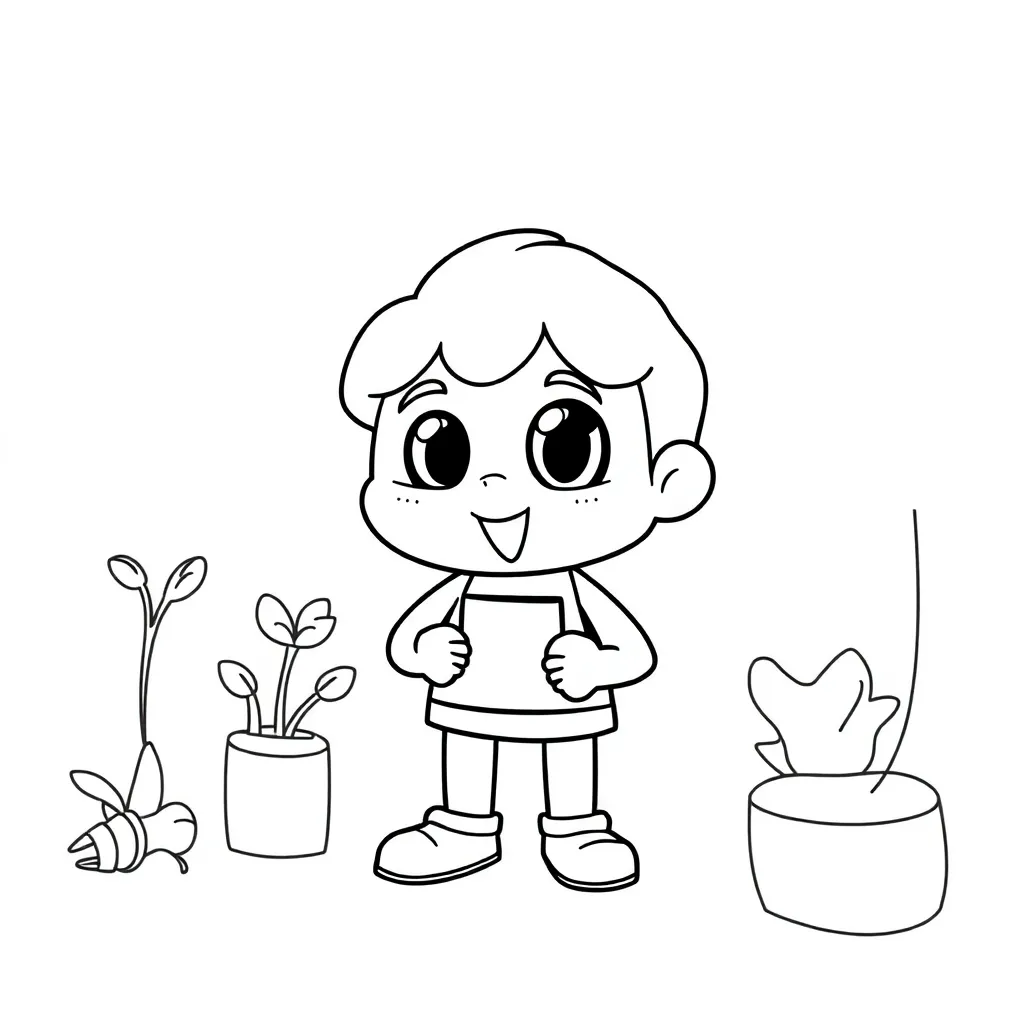 Feuille de coloriage pour enfants