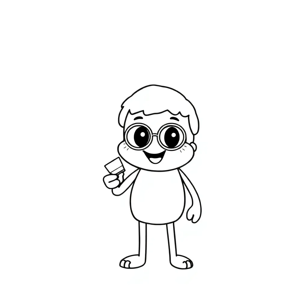 Feuille de coloriage pour enfants