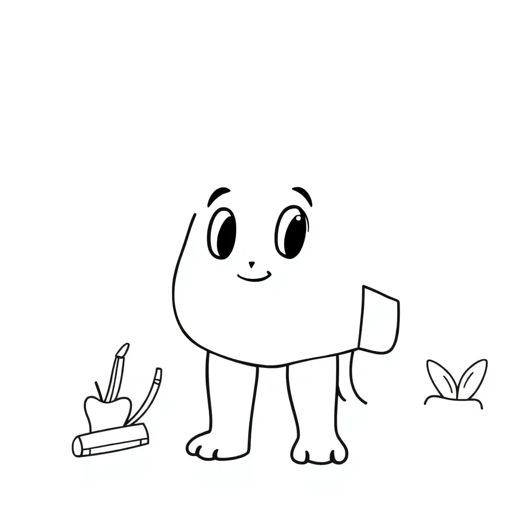 Feuille de coloriage pour enfants