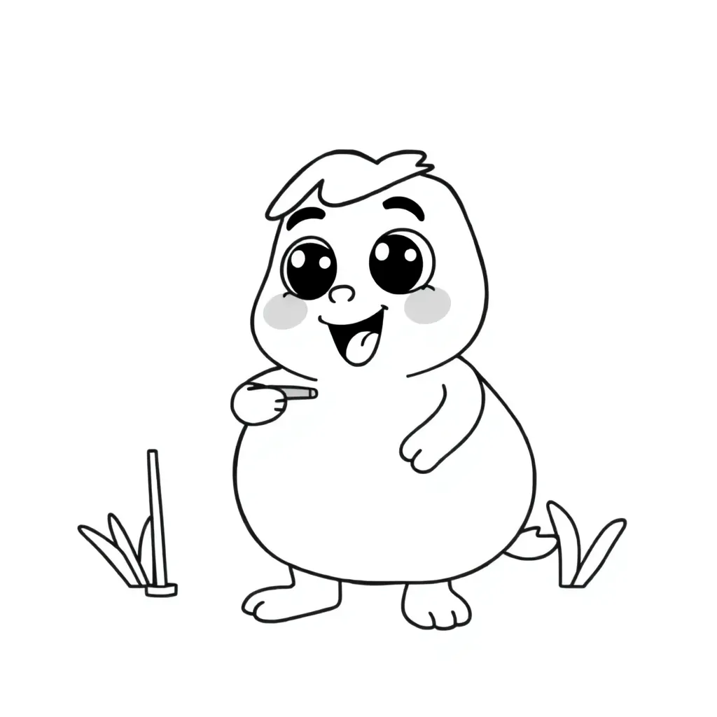 Feuille de coloriage pour enfants