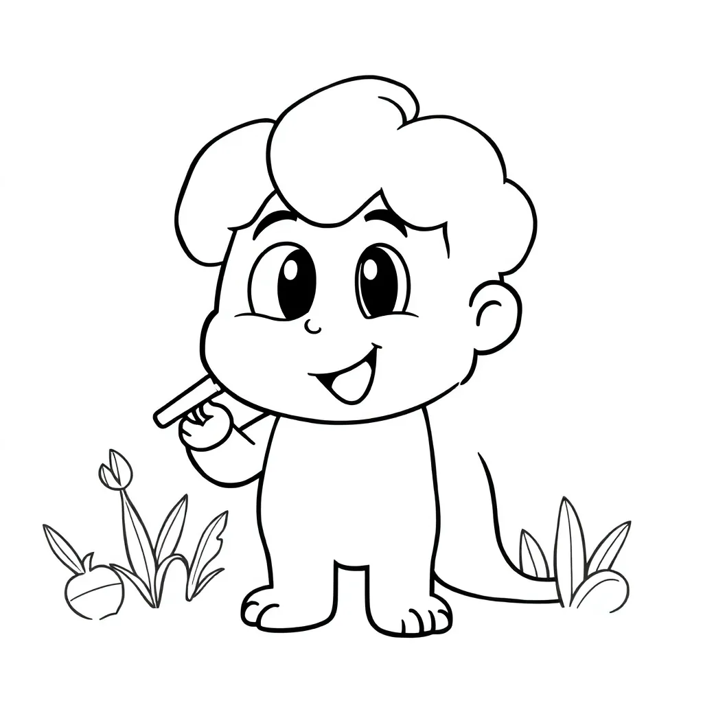 Feuille de coloriage pour enfants