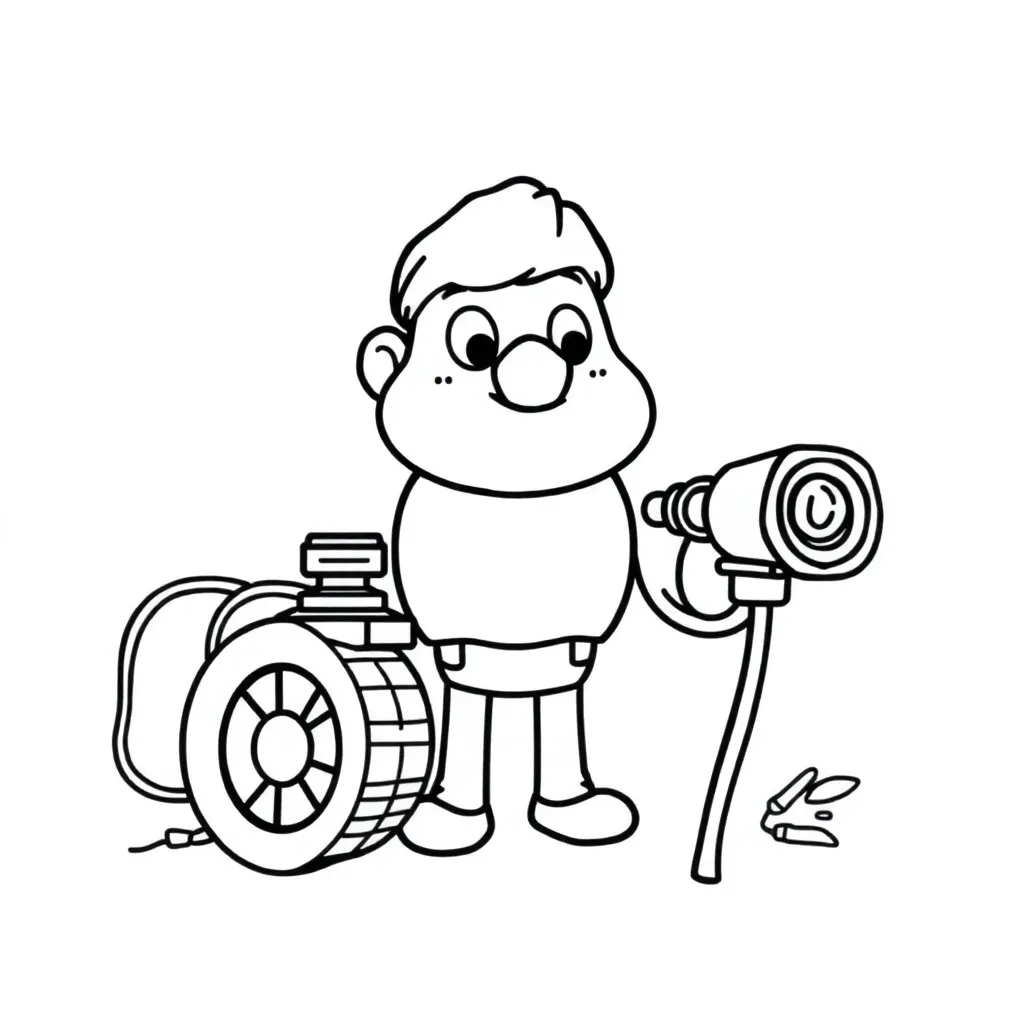 Feuille de coloriage pour enfants