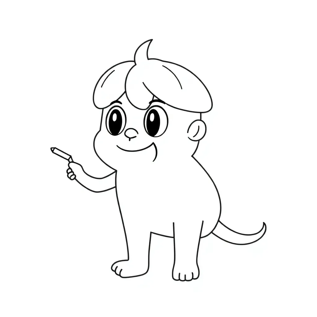 Feuille de coloriage pour enfants