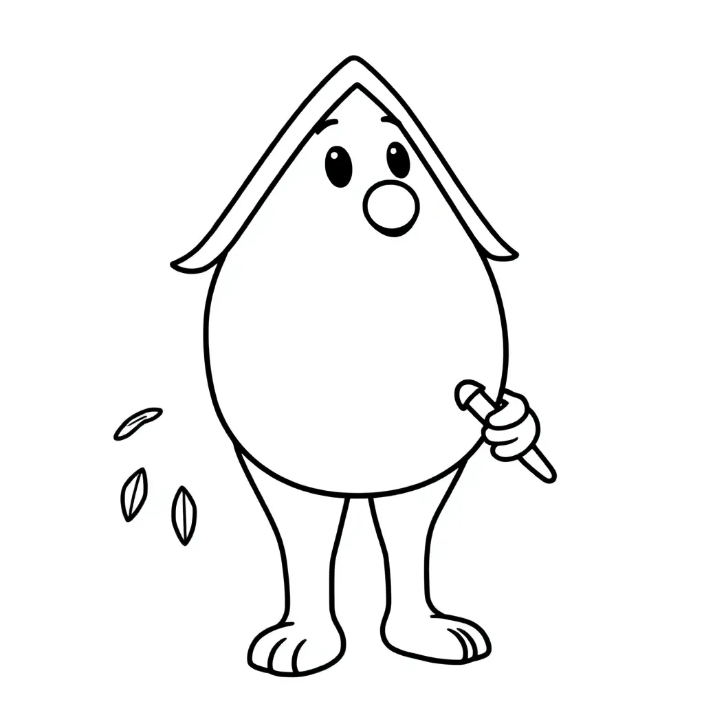 Feuille de coloriage pour enfants