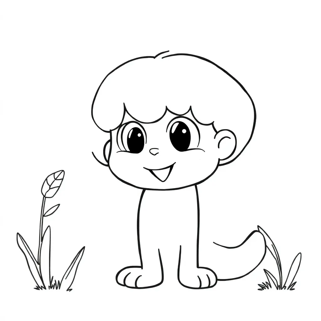 Feuille de coloriage pour enfants