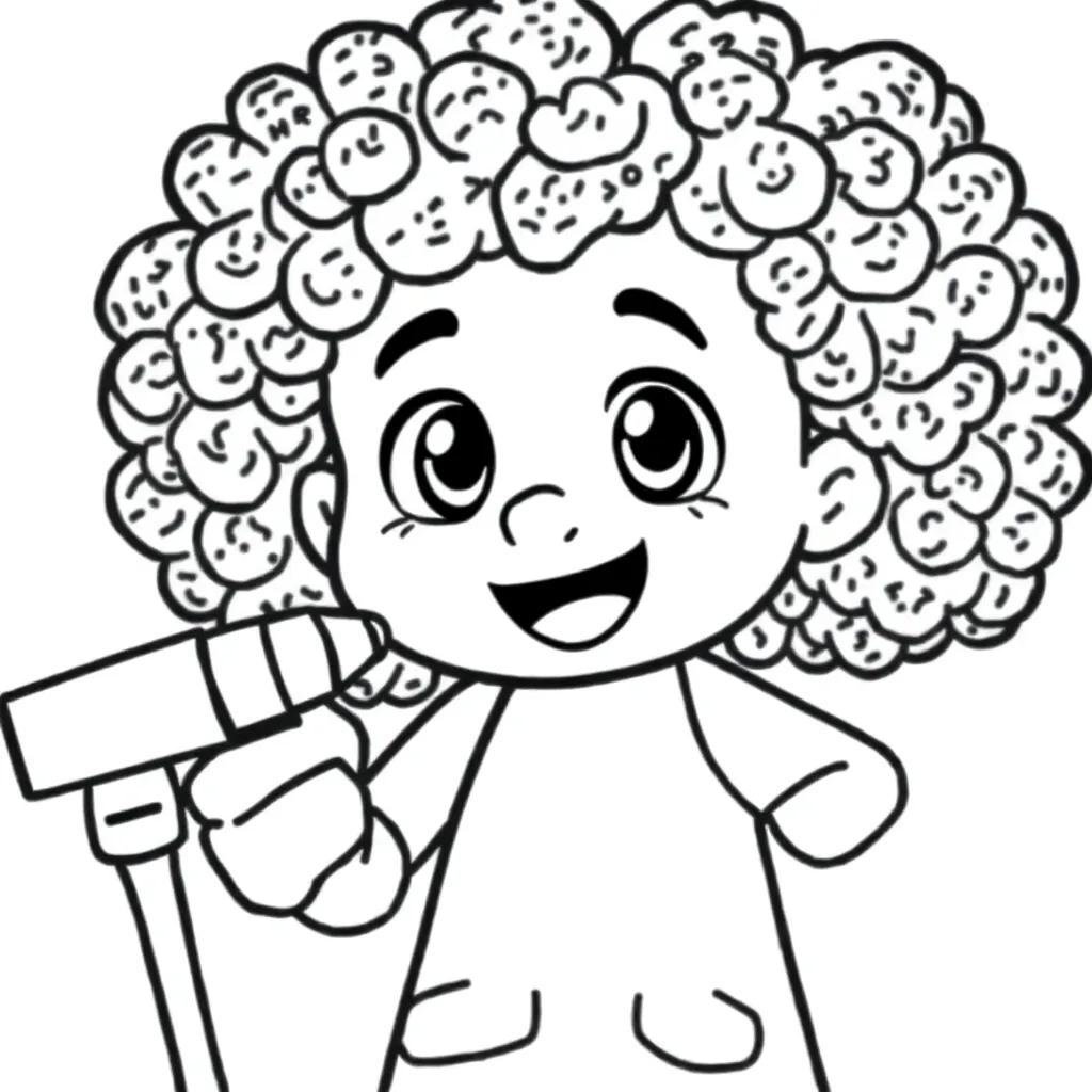 Feuille de coloriage pour enfants