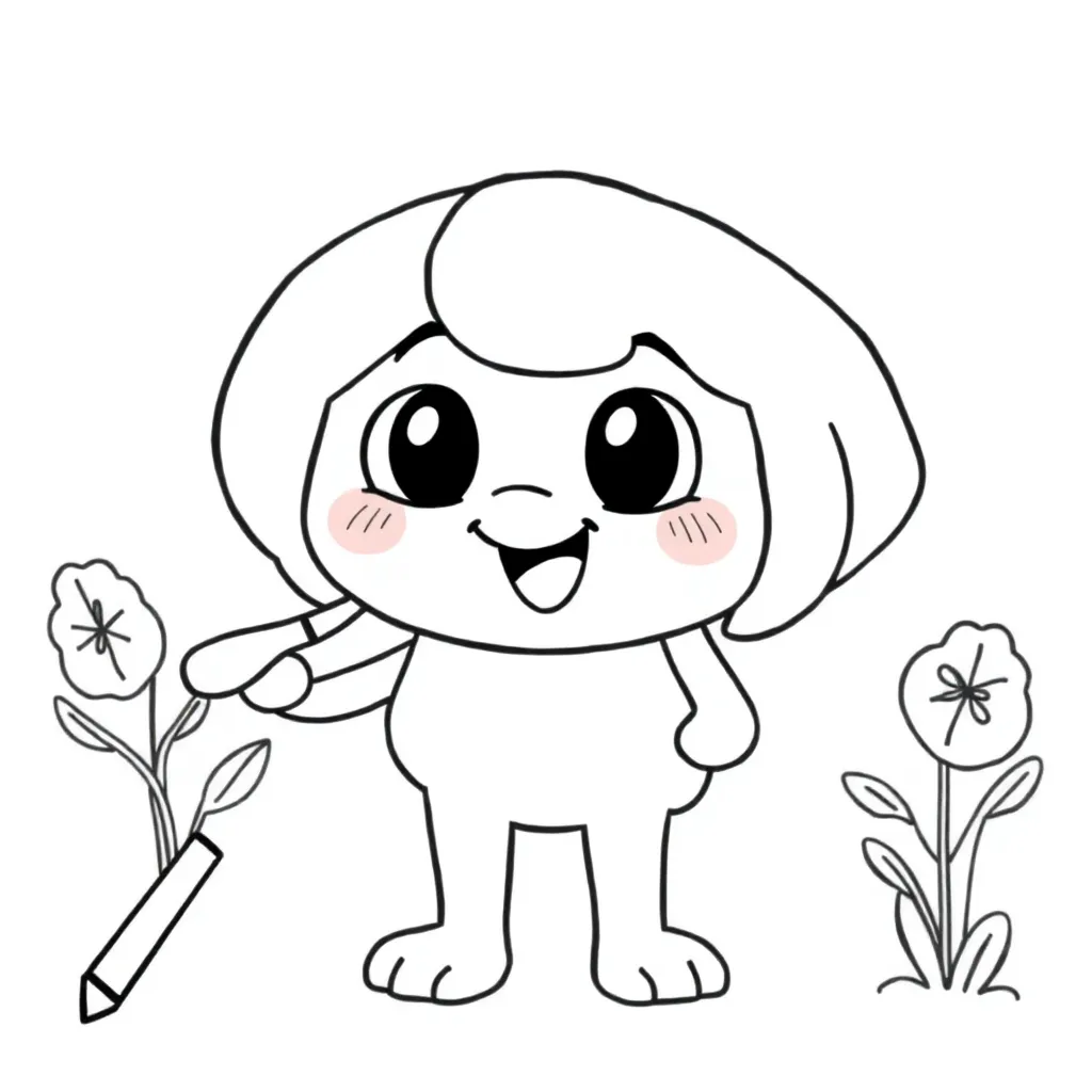 Feuille de coloriage pour enfants