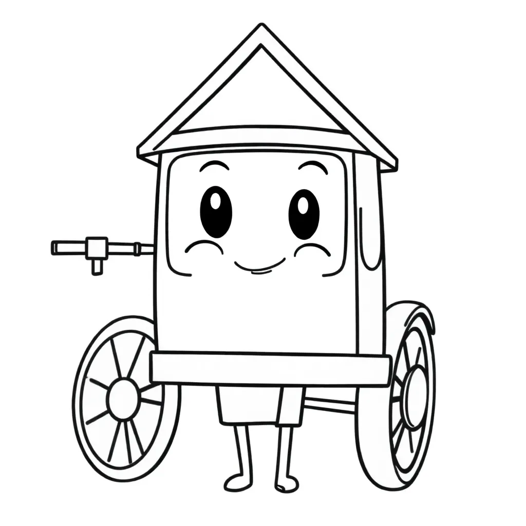 Feuille de coloriage pour enfants