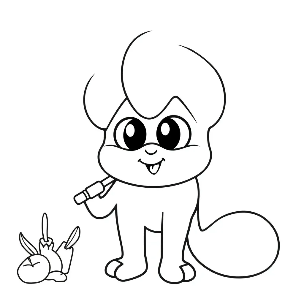 Feuille de coloriage pour enfants