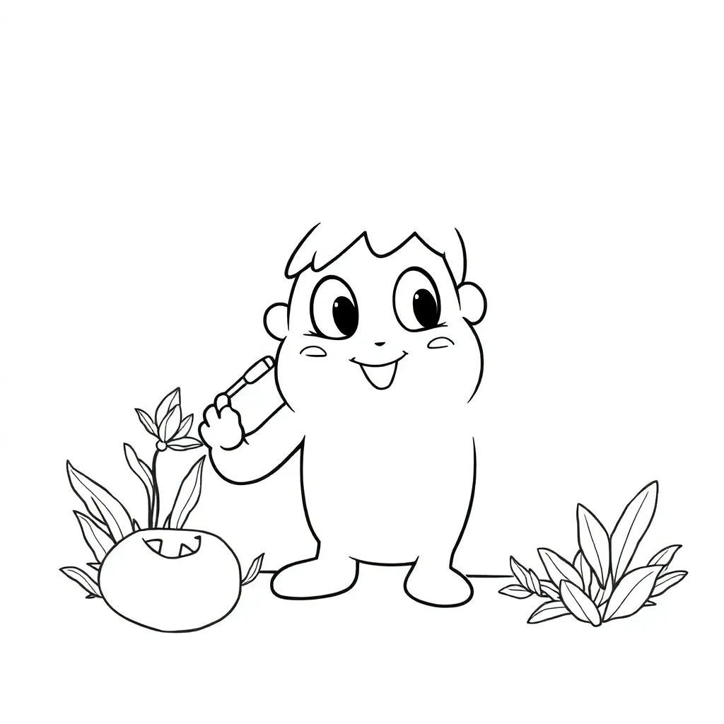 Feuille de coloriage pour enfants