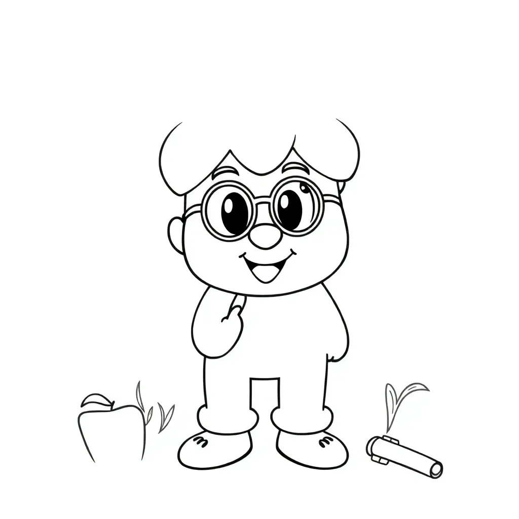 Feuille de coloriage pour enfants