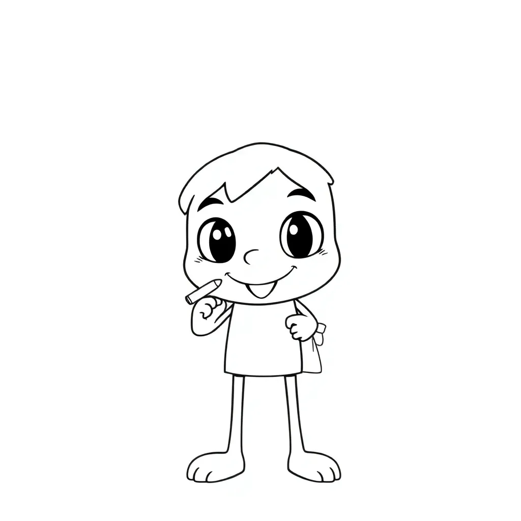 Feuille de coloriage pour enfants