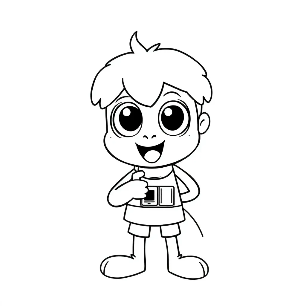 Feuille de coloriage pour enfants