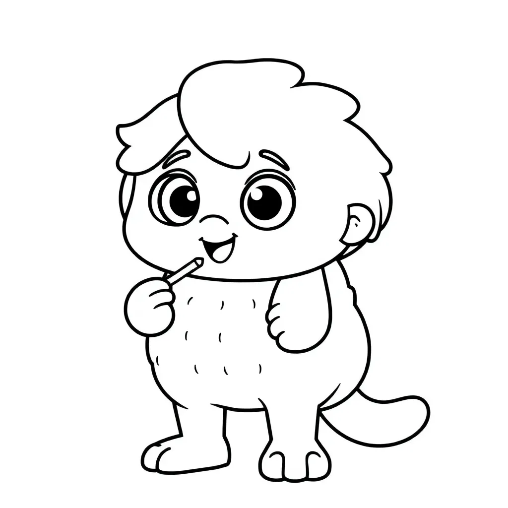 Feuille de coloriage pour enfants