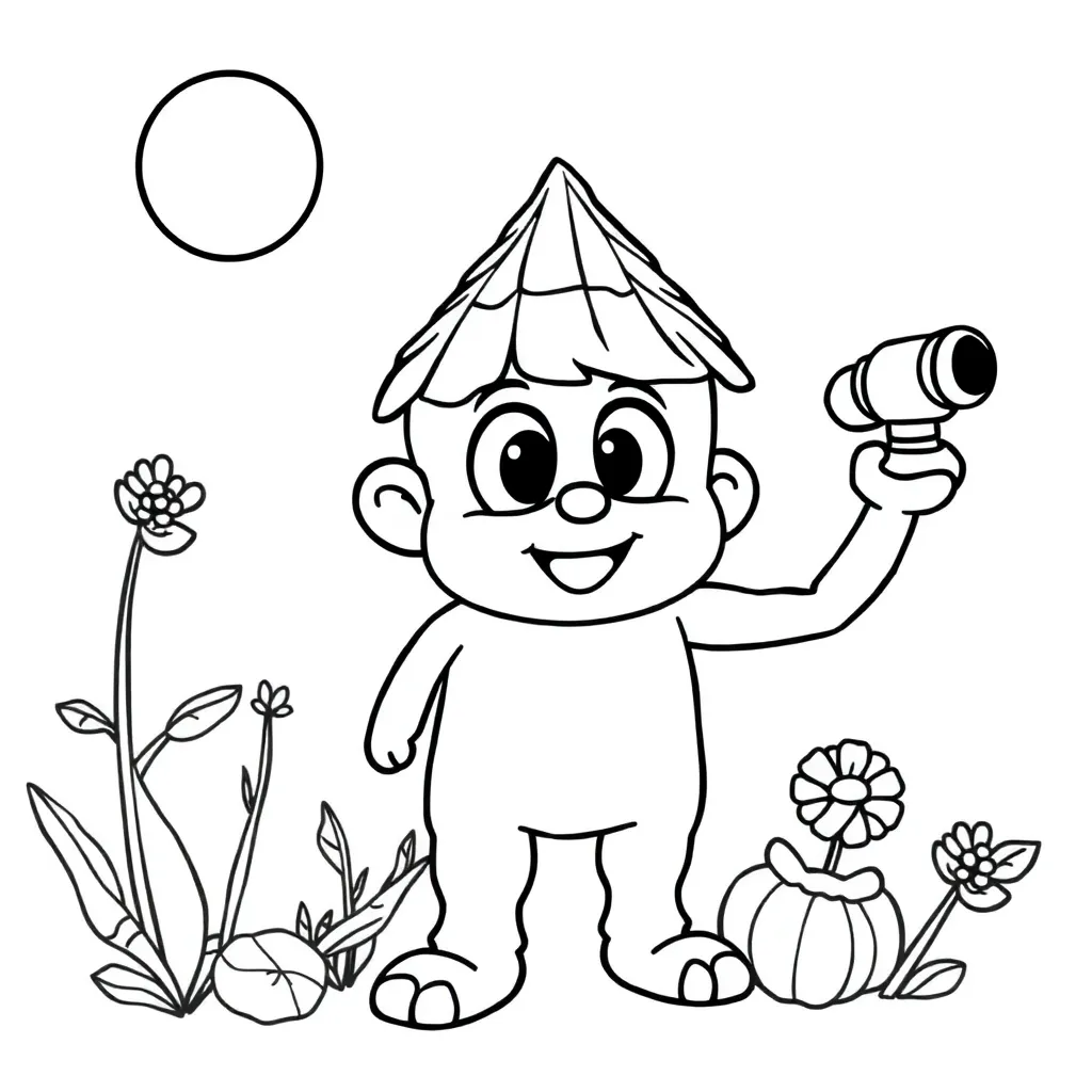 Feuille de coloriage pour enfants