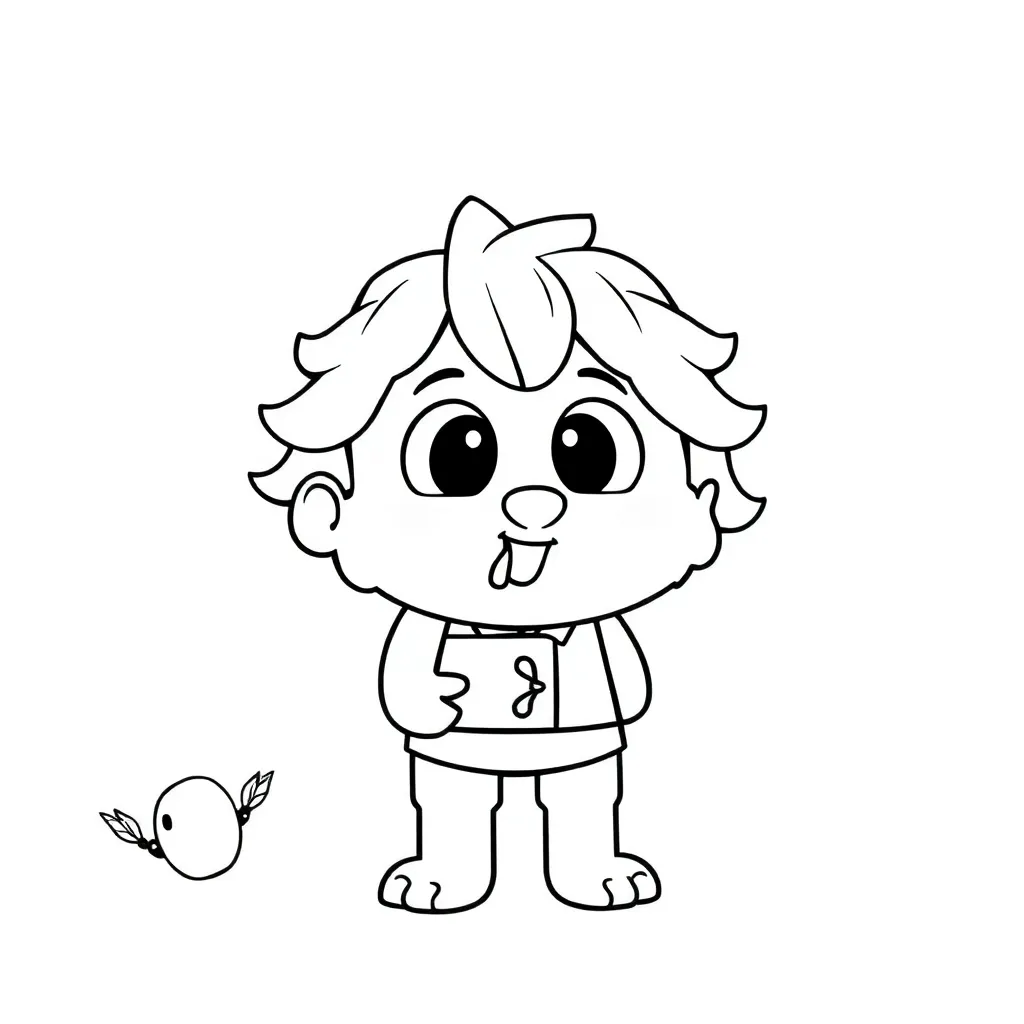 Feuille de coloriage pour enfants