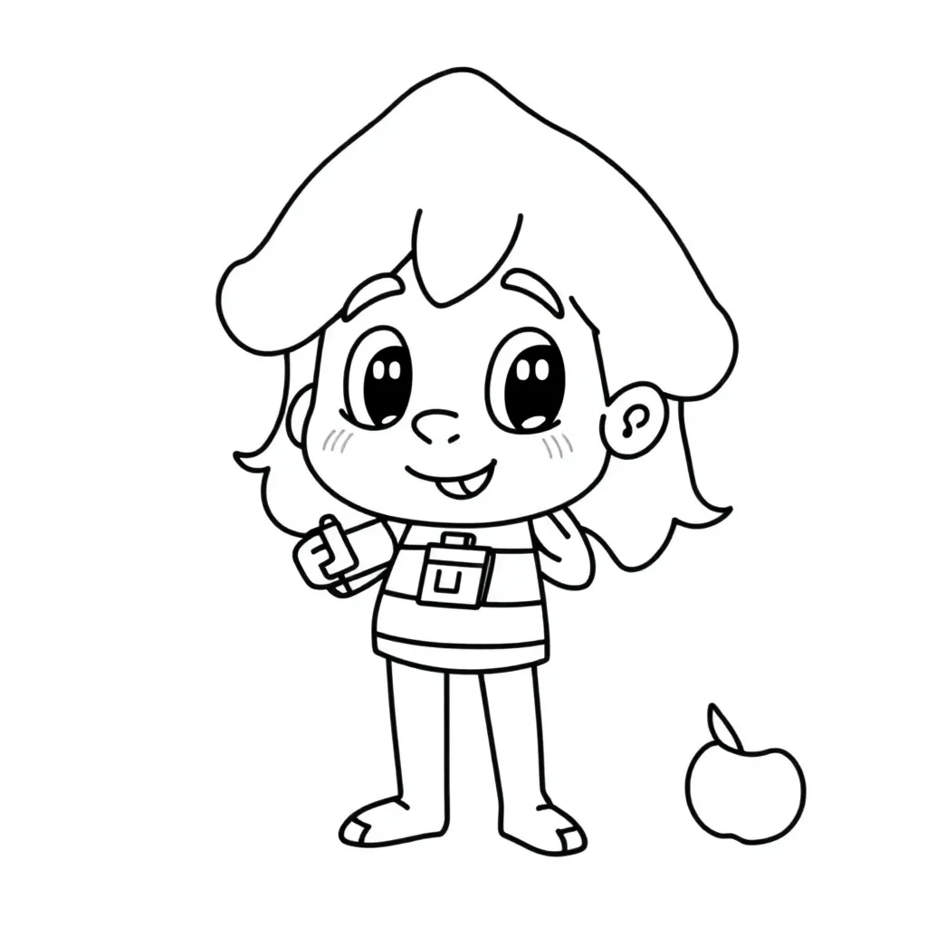 Feuille de coloriage pour enfants