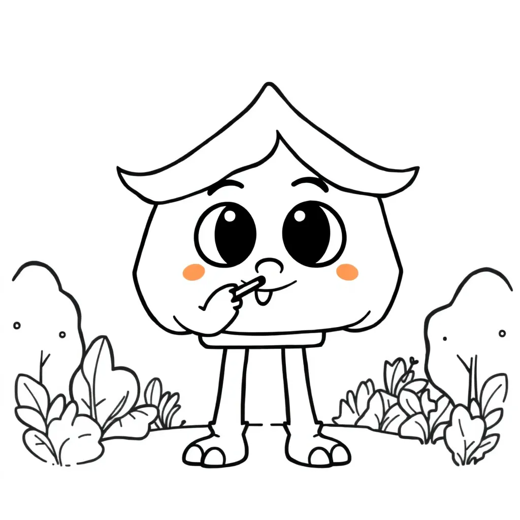 Feuille de coloriage pour enfants