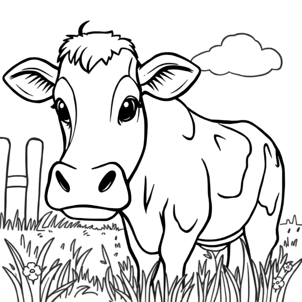 Kleurplaten Boerderij Th coloring page for children