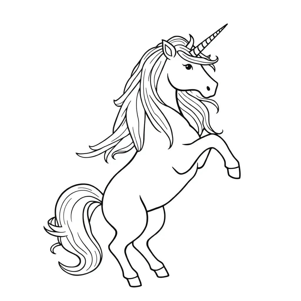 Malvorlage Kostenlose Malvorlagen Einhorn Malvorlage für Kinder