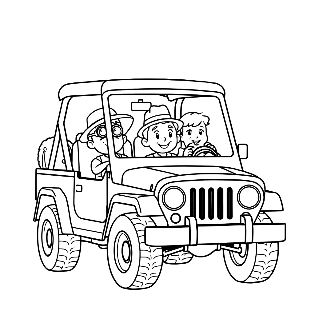 Feuille de coloriage pour enfants