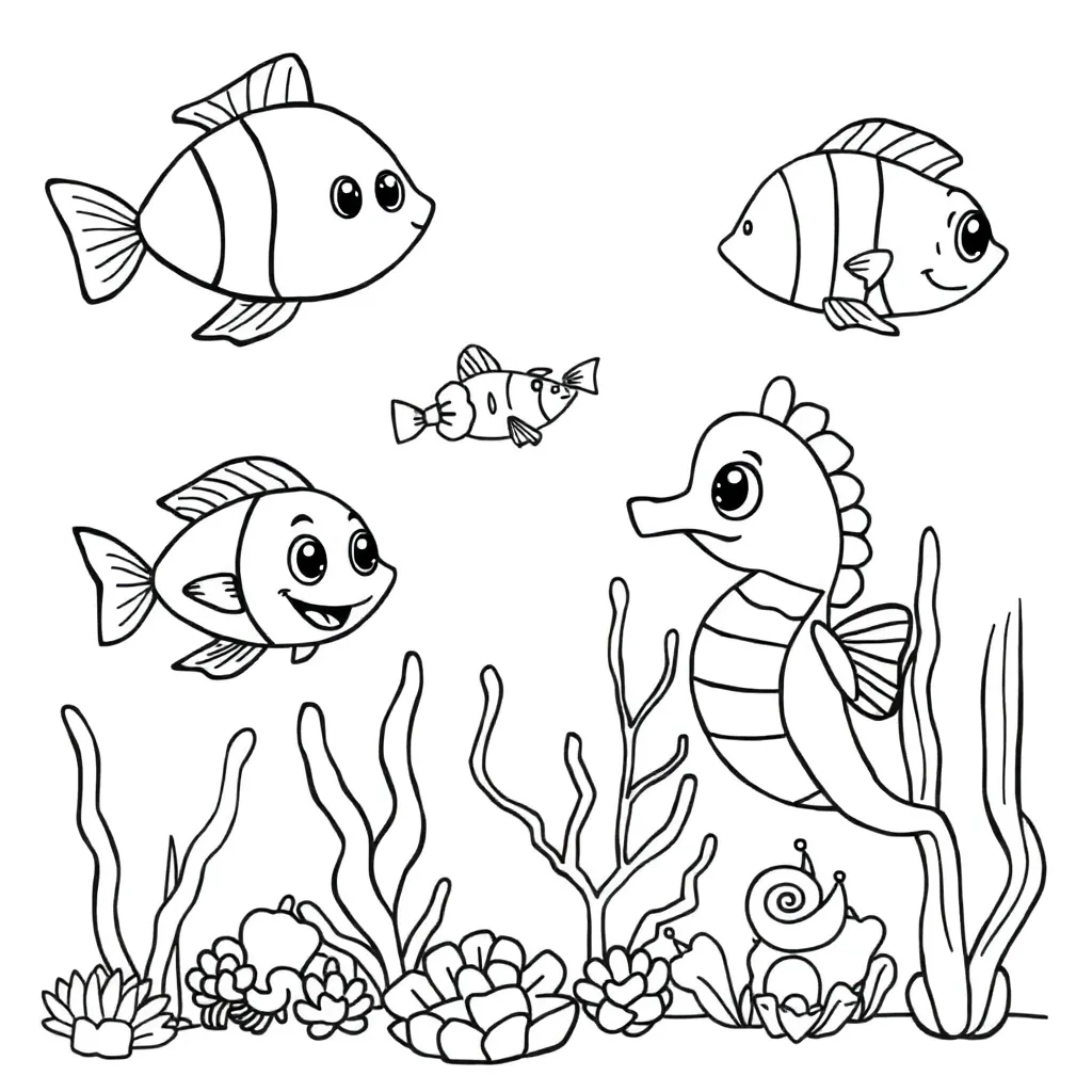 Plantilla para colorear para niños