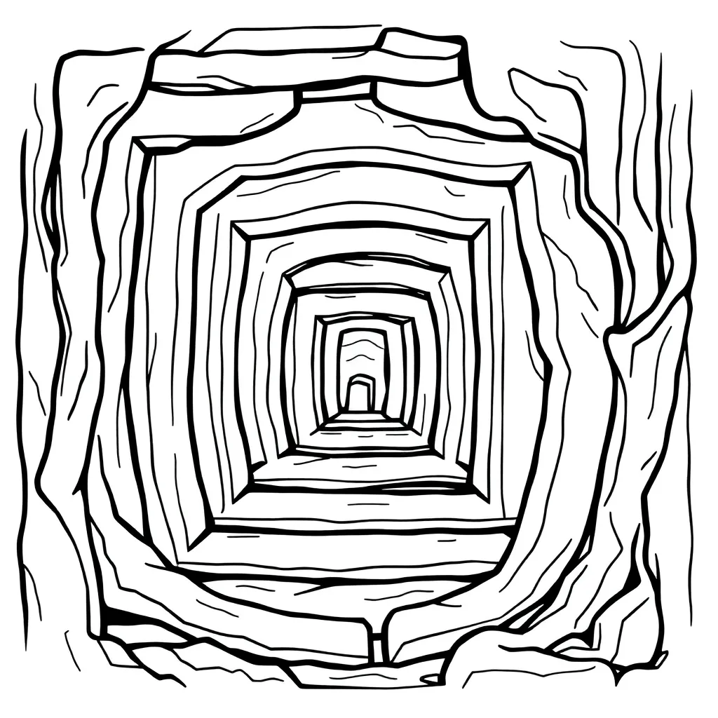 Fichier de coloriage gratuit, labyrinthe, puzzle, aventure créative, coloriage.
