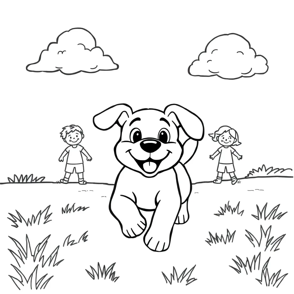 Lassie Kleurplaten coloring page for children