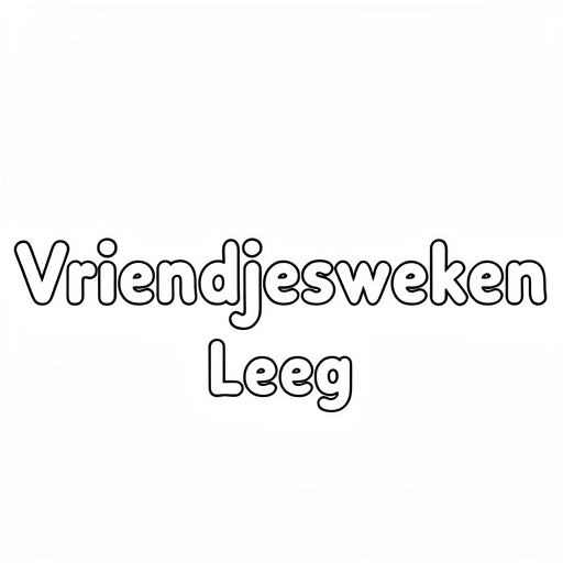 Leeg kleurplaat voor kinderen