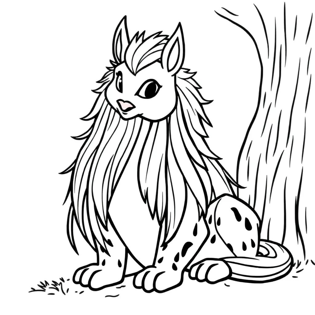 Lente Bloemen Natuur Seizoen Creatief coloring page for children