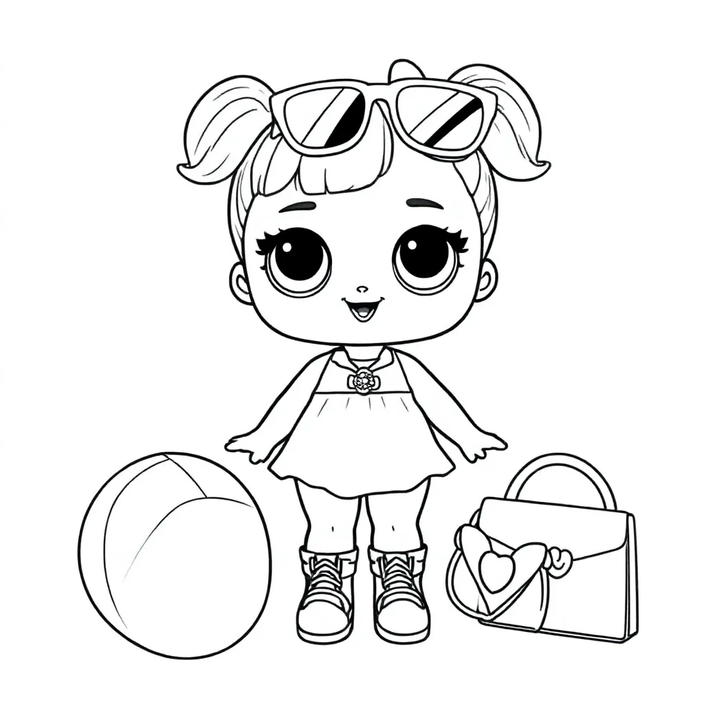 Lol coloring page for children