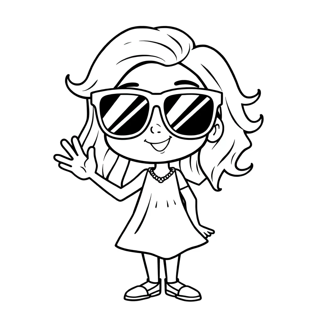 Plantilla de Coloreado Gratis L.O.L. Surprise! Plantillas de Coloreado Plantilla de Coloreado para Niños