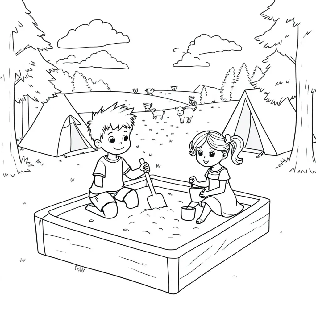 Childrens coloring page