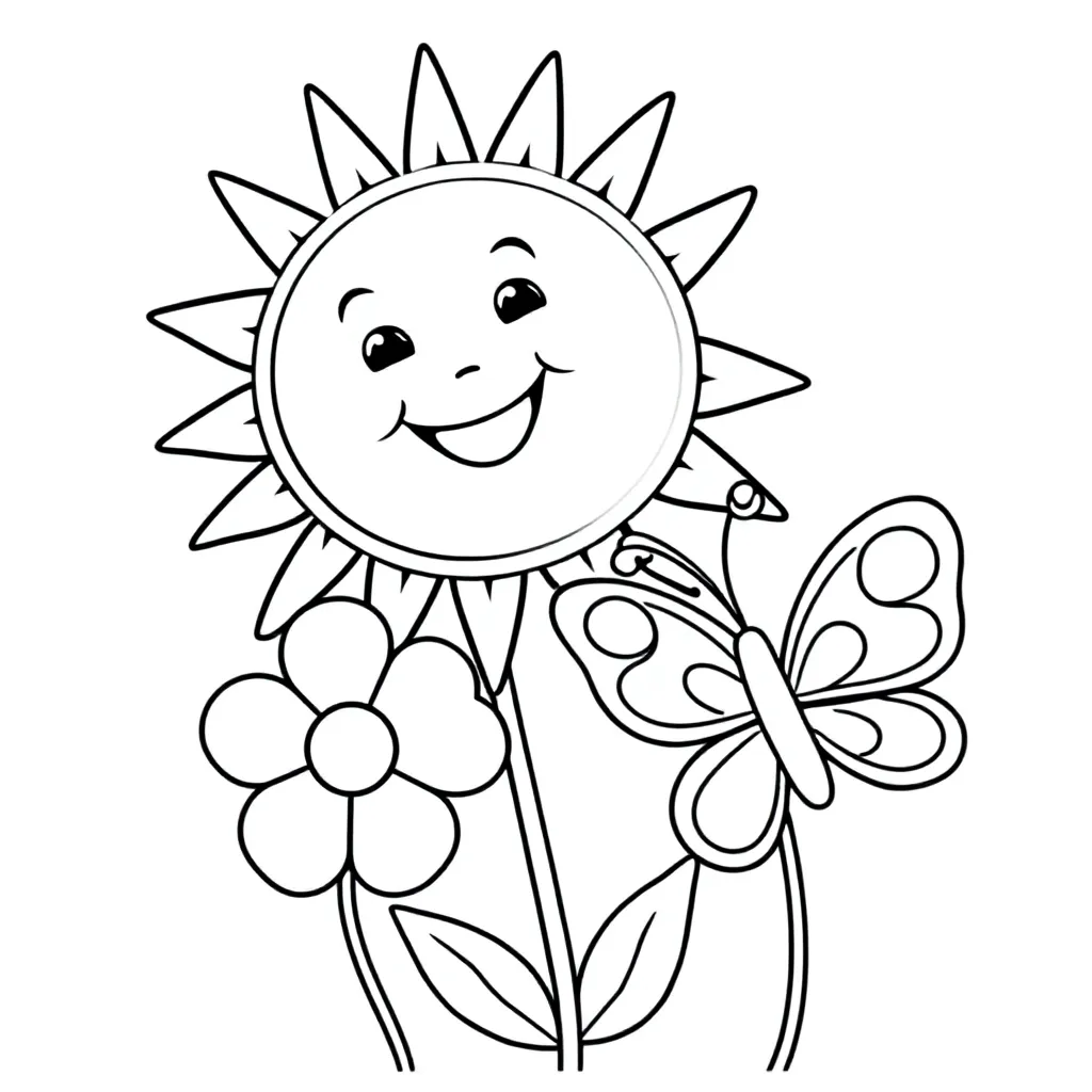 Feuille de coloriage pour enfants