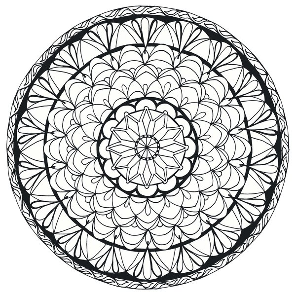 Mandala 14 coloring page for children