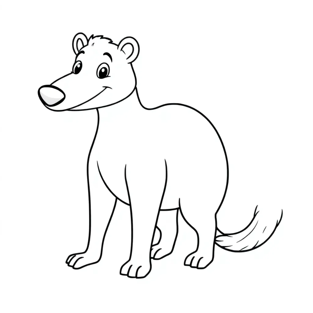 miereneter coloring page for children