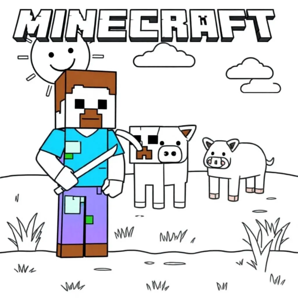 Feuille de coloriage pour enfants