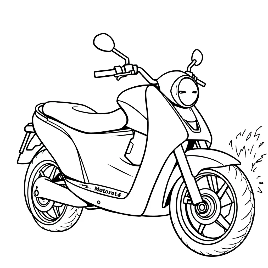 Motoren Racen Snelheid Voertuigen Motorrijden coloring page for children