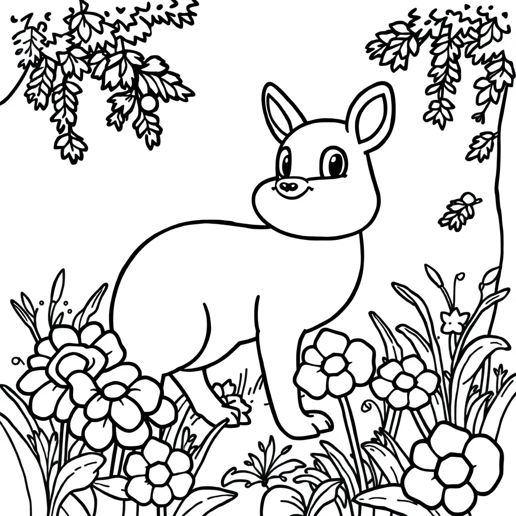 Feuille de coloriage pour enfants