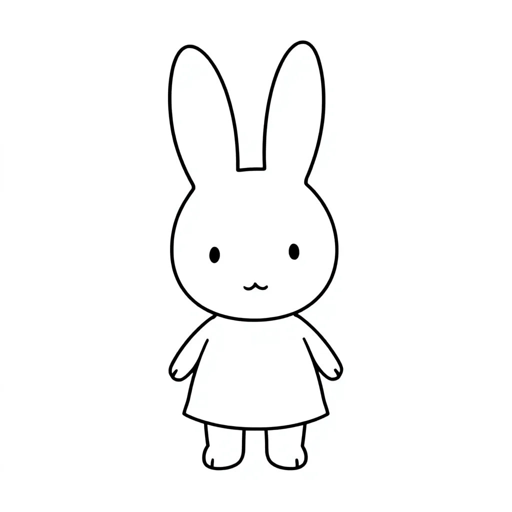 Nijntje coloring page for children