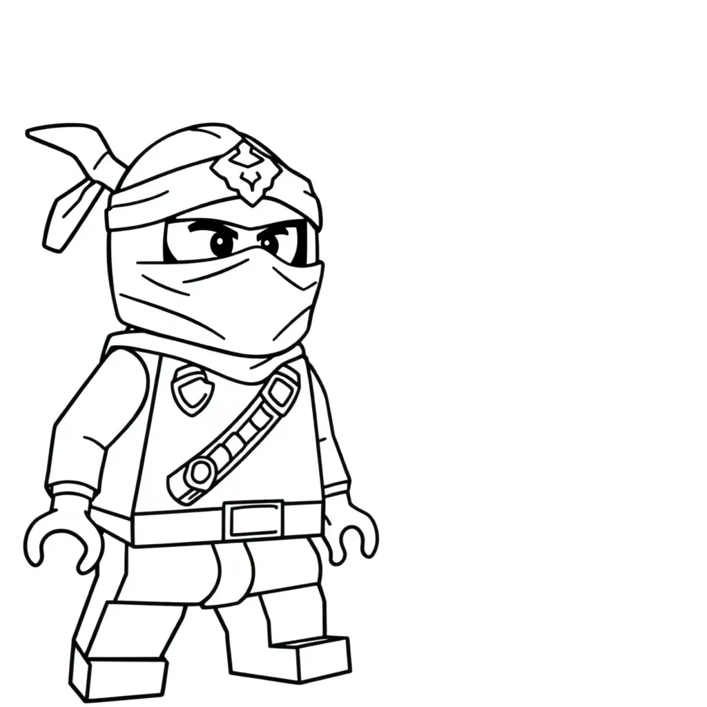 Ninjago Ninja Avontuur Actie Spannend coloring page for children