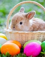 Ostern coloring page for children