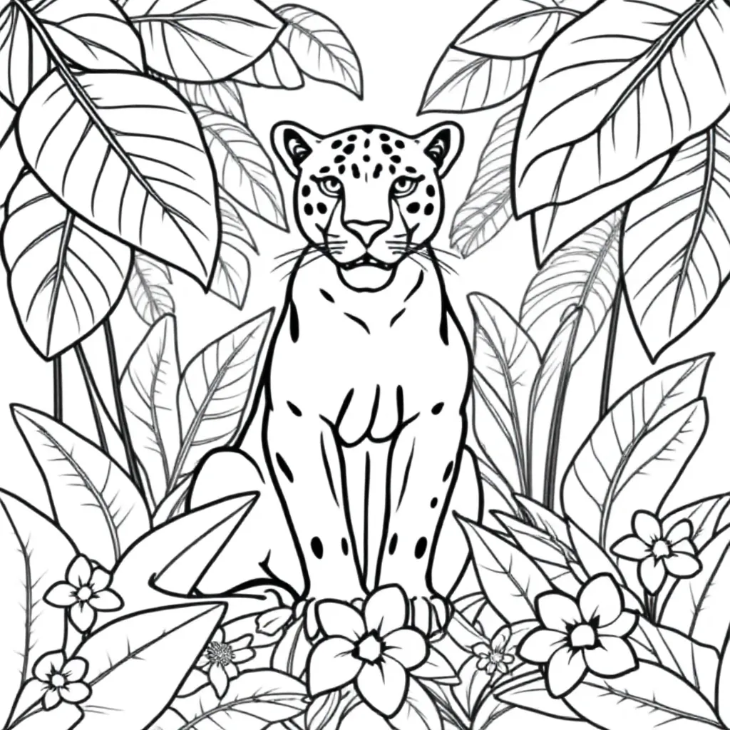 Feuille de coloriage pour enfants