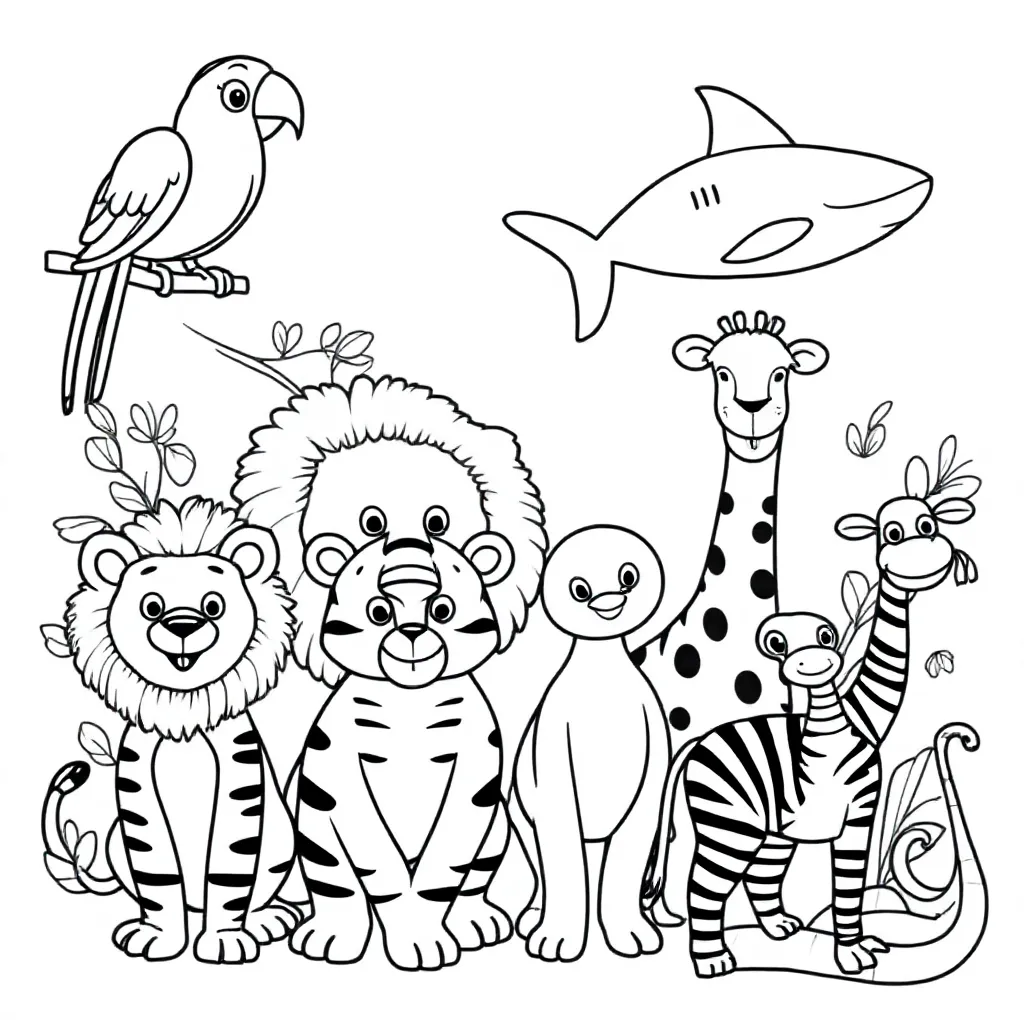 Feuille de coloriage pour enfants