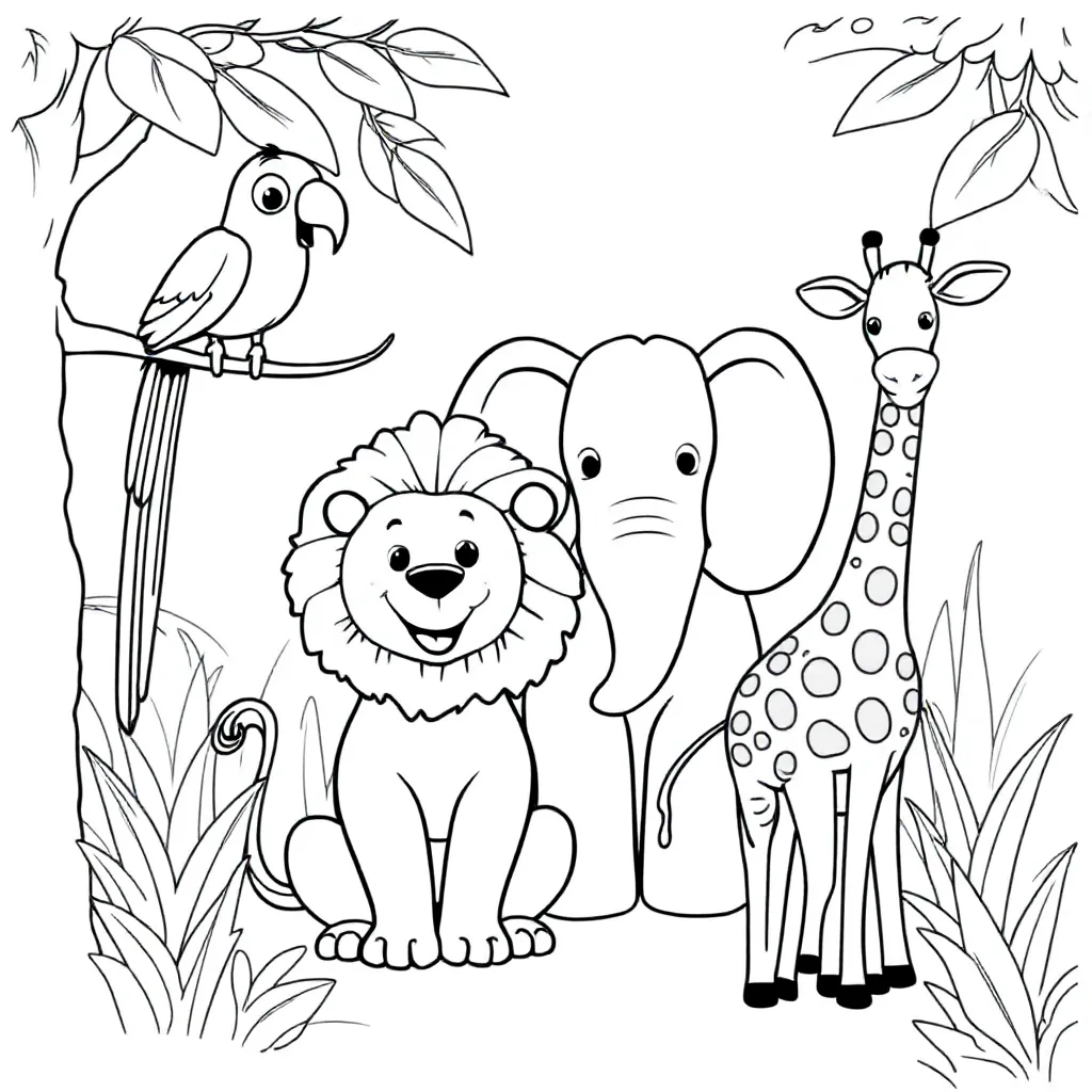 Feuille de coloriage pour enfants