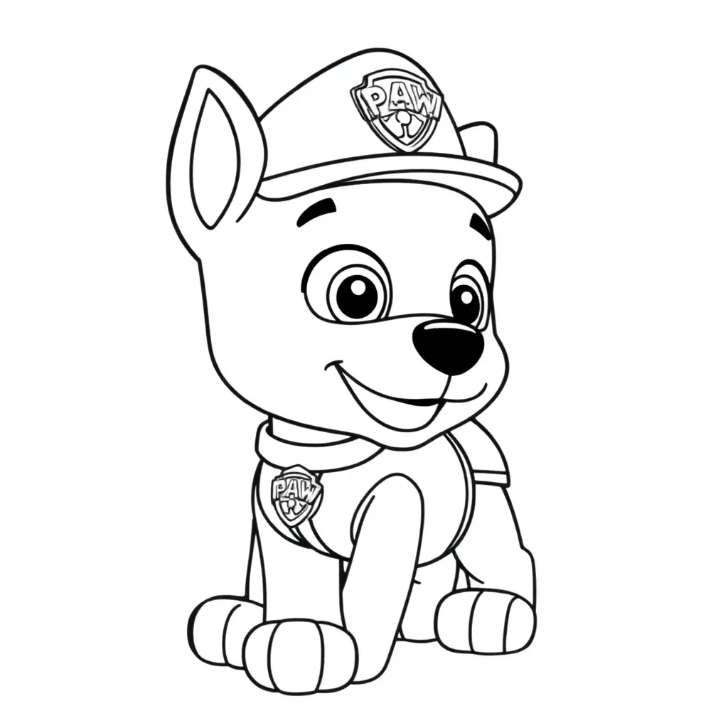 Paw Patrol Helden Avontuur Redding Kindvriendelijk coloring page for children