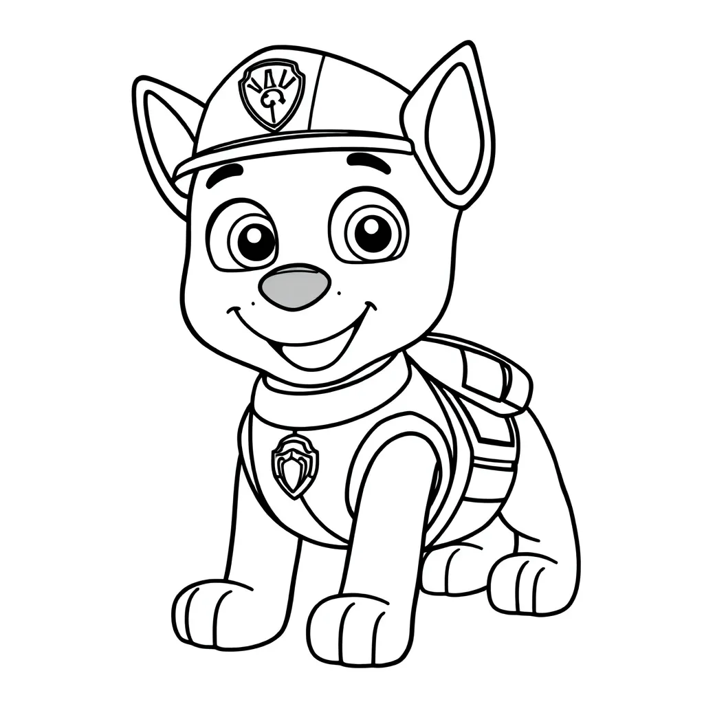 Paw Patrol Helden Avontuur Redding Puppys coloring page for children
