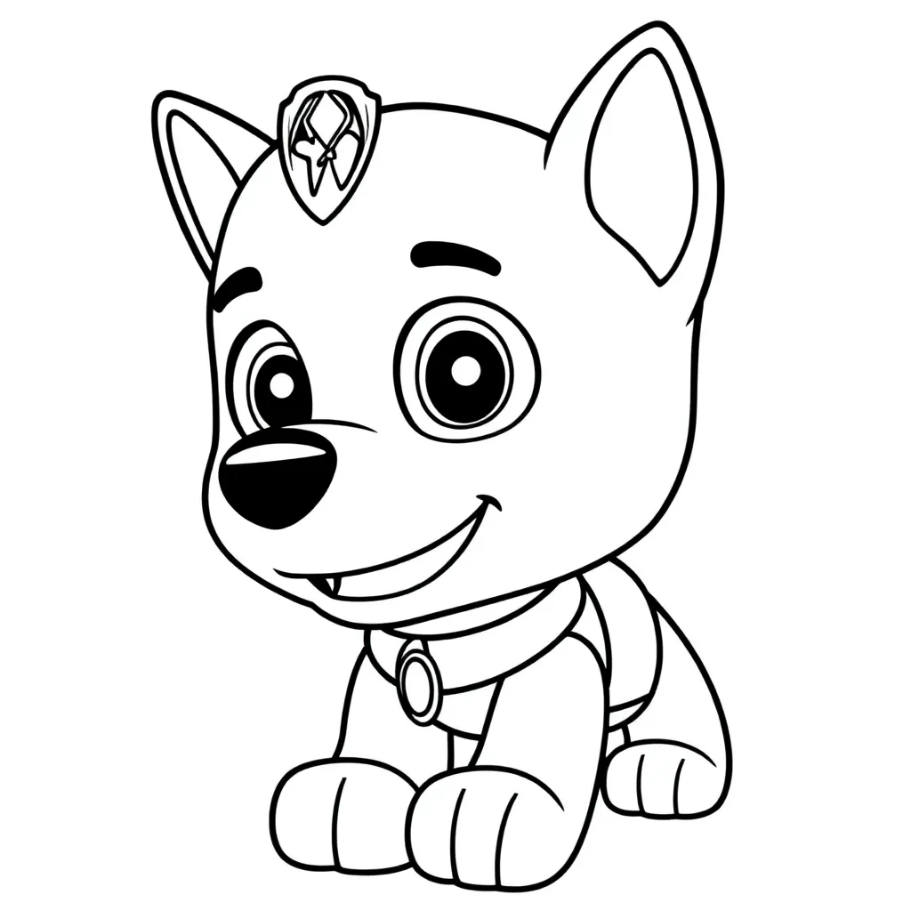 Paw Patrol Helden Avontuur Rescue Cartoon coloring page for children