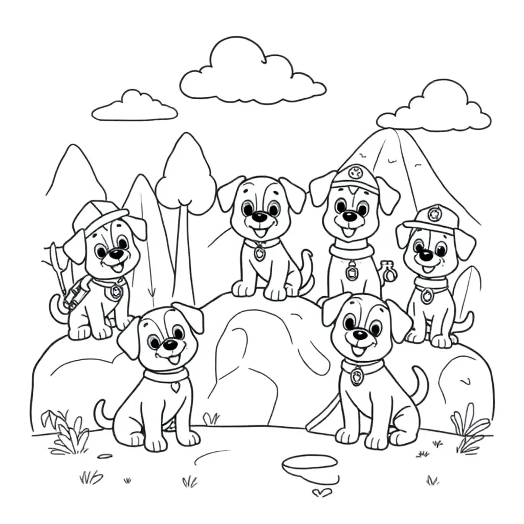 Feuille de coloriage pour enfants